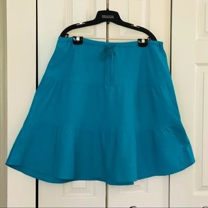 Faded Glory • Aqua/ Teal Tiered Skirt